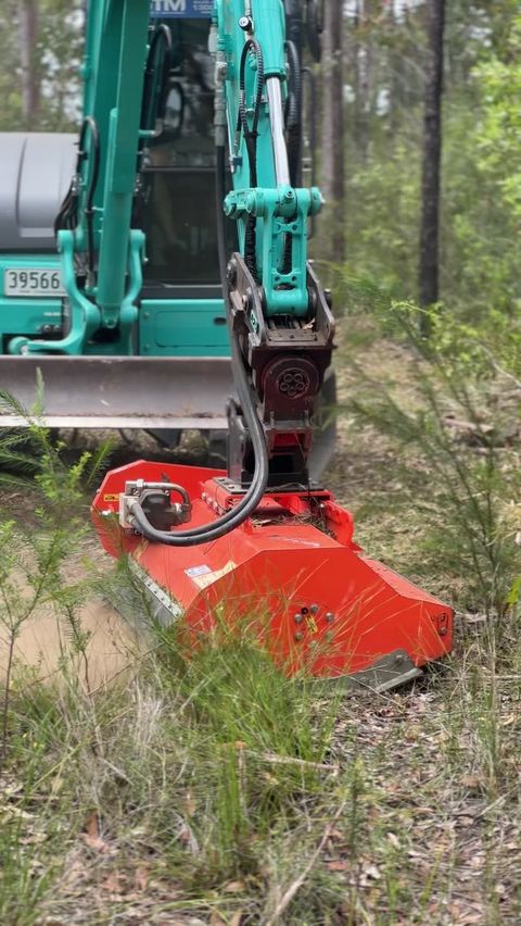 Fire trail pushed and mulched before season in Bilpin